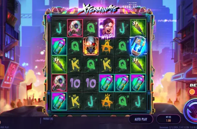 Xterminate Slot: Saat Kota Cyberpunk Rusuh, Jalur Maxwin Justru Terbuka Lebar